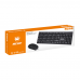 Комплект мишка и клавиатура Mixie X70, Черен - 6119