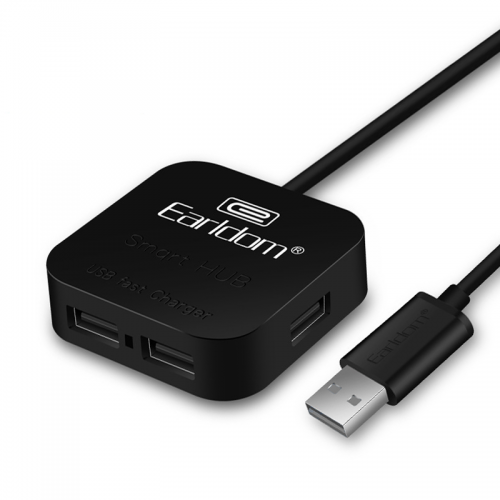 USB хъб Earldom HUB01, USB 2.0, 4 Порта, Различни цветове - 12063