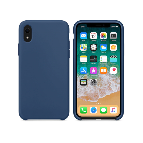 Силиконов гръб No brand, За Apple iPhone XR, Soft touch, Син - 51656