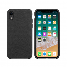 Силиконов гръб No brand, За Apple iPhone XR, Текстил, Hiha, Сив - 51678