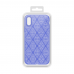 Силиконов гръб No brand, За Apple iPhone XS Max, Grid, Лилав - 51643