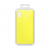 Силиконов гръб No brand, За Apple iPhone XS Max, Soft touch, Жълт - 51662 Силиконов гръб No brand, За Apple iPhone XS Max, Soft touch, Жълт - 51662