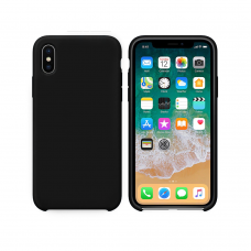 Силиконов гръб No brand, За Apple iPhone XS Max, Soft touch, Черен - 51660