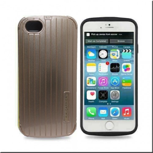 Протектор No brand за iPhone 6 Plus, Пластмаса, Златист - 51204 Протектор No brand за iPhone 6 Plus, Пластмаса, Златист - 51204