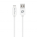Мрежово зарядно устройство, DeTech, DE-01C, 5V/2.1A, 220V,2 x USB, С Type-C кабел, 1.0m, Бял - 14121
