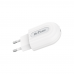 Мрежово зарядно устройство DeTech, DE-28, 5V/2.4A 220V, 1 x USB, Бял - 14132