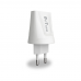 Мрежово зарядно устройство, DeTech, DE-01i, 5V/2.1A, 220V,1 x USB, С Lightning кабел, 1.0m, Бял - 14120