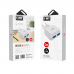 Мрежово зарядно устройство EMY MY-220 5V 2.4A, Универсално, 2 x USB, С Micro USB кабел, Бял - 14444