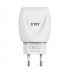 Мрежово зарядно устройство, EMY MY-221, 5V 2.1A, Универсално, 2 x USB, без кабел - 14403