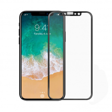 Стъклен протектор за целия дисплей No brand, за iPhone X, 2.5D, 0.3 mm, Черен - 52371 Стъклен протектор за целия дисплей No brand, за iPhone X, 2.5D, 0.3 mm, Черен - 52371