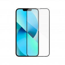 Стъклен протектор DeTech, за iPhone 13, 3D Full glue, 0.3mm, Черен - 52682