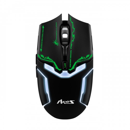 Геймърска мишка, Dragon War, Ares G10, Bungee, Черен - 623 Геймърска мишка, Dragon War, Ares G10, Bungee, Черен - 623