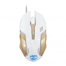 Геймърска мишка, ZornWee Legend Of Heroes Z037, Оптична, Бял - 606