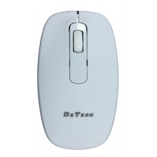 Мишка DeTech, Оптична 4D Wired, Бял - 903