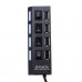 USB хъб No Brand, USB 2.0, 7 Порта, Черен - 12054