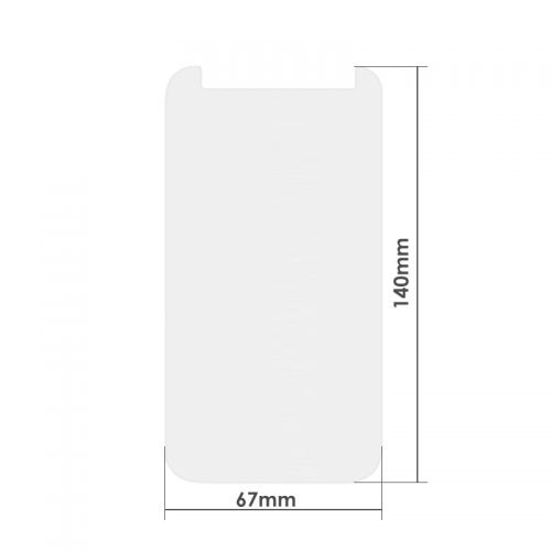 Стъклен протектор DeTech, Универсален, За 5.0", 0.26mm, Прозрачен - 52265