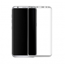 Стъклен протектор за целия екран, No brand, За Samsung Galaxy S8, 0.3mm, Сребрист - 52291