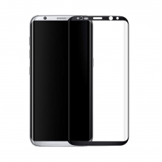 Стъклен протектор, No brand, За Samsung Galaxy S9, Full glue, 0.3mm, Черен - 52429