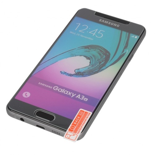 Стъклен протектор No brand, за Samsung Galaxy A3 2016, 0.3mm, Прозрачен - 52166