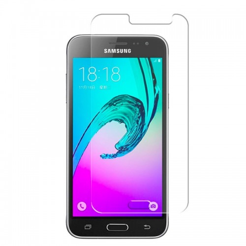 Стъклен протектор No brand, за Samsung Galaxy J3 2016, 0.3mm, Прозрачен - 52197