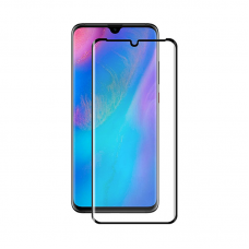 Стъклен протектор за целия екран No brand, За Huawei P30 Pro, 5D, 0.3mm, Черен - 52509